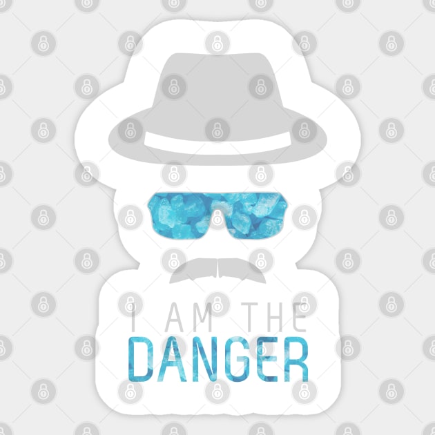 I am the Danger Sticker by Nytelock Prints